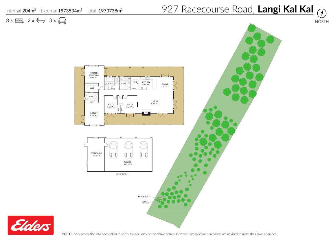 927 Racecourse Road, Langi Kal Kal For Sale by Farmbuy.com - floorplan 1
