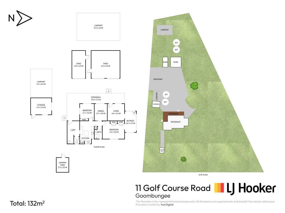 11 Golf Course Road, Goombungee For Sale by Farmbuy.com - floorplan 1