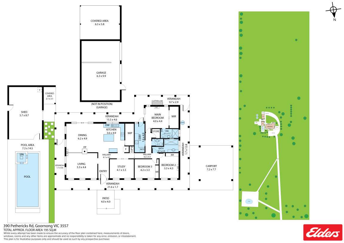 390 Pethericks Road, Goornong For Sale by Farmbuy.com - floorplan 1