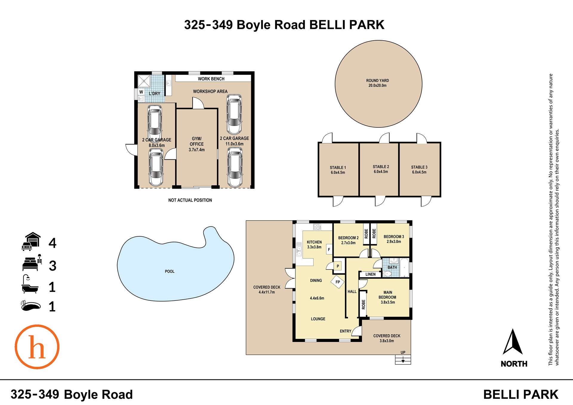 335-349 Boyle Road, Belli Park For Sale by Farmbuy.com - floorplan 1
