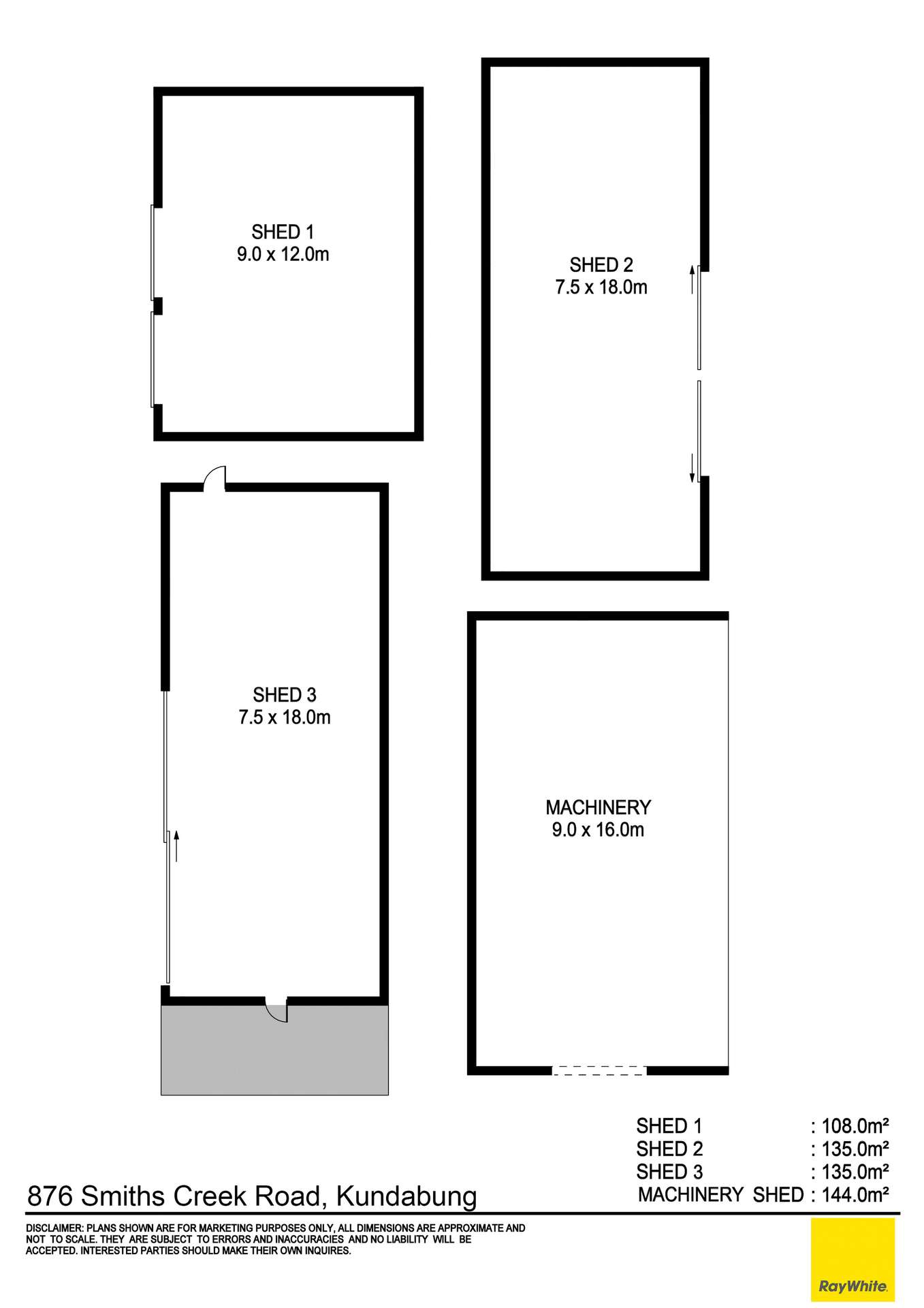 876 Smiths Creek Road, Kundabung For Sale by Farmbuy.com - floorplan 2