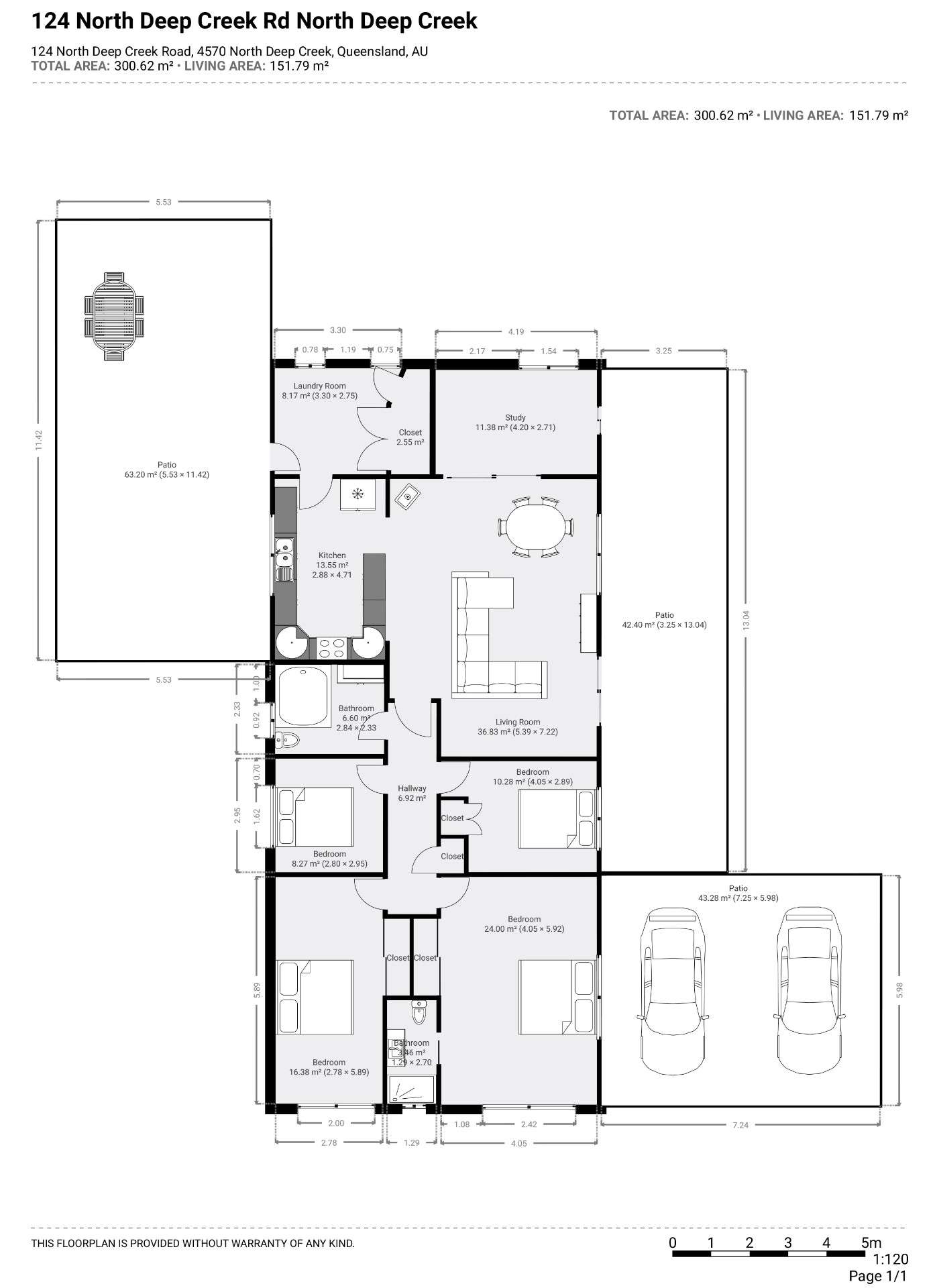 124 North Deep Creek Road, North Deep Creek For Sale by Farmbuy.com - floorplan 1