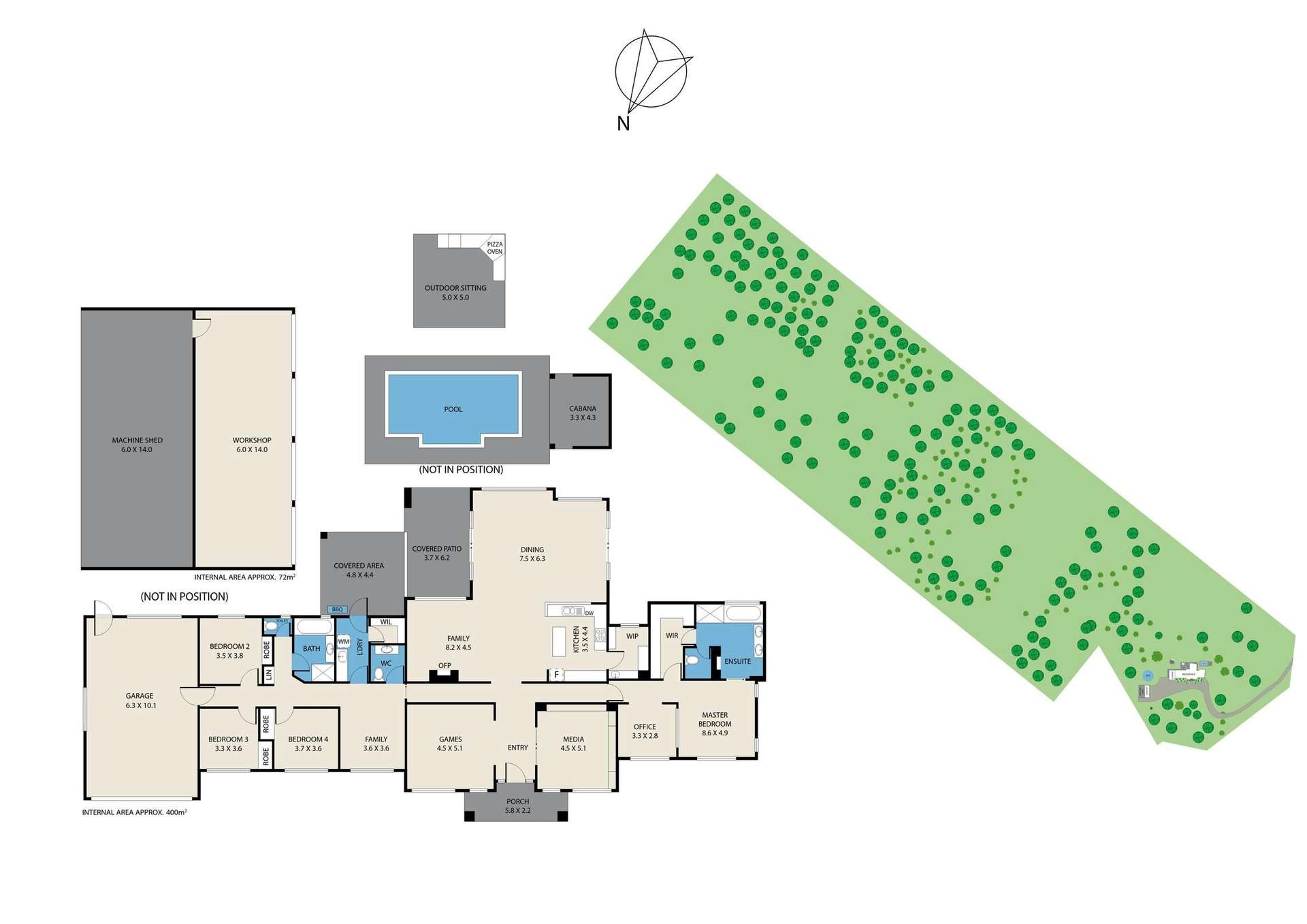 176 Wollong Road, Quorrobolong For Sale by Farmbuy.com - floorplan 1