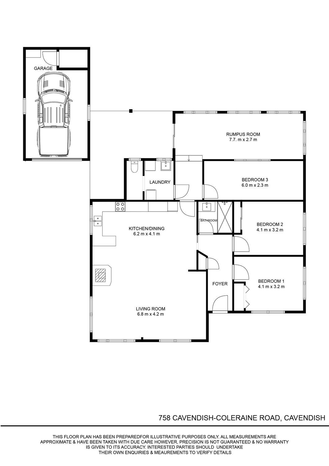 758 Coleraine - Cavendish Road, Cavendish For Sale by Farmbuy.com - floorplan 1