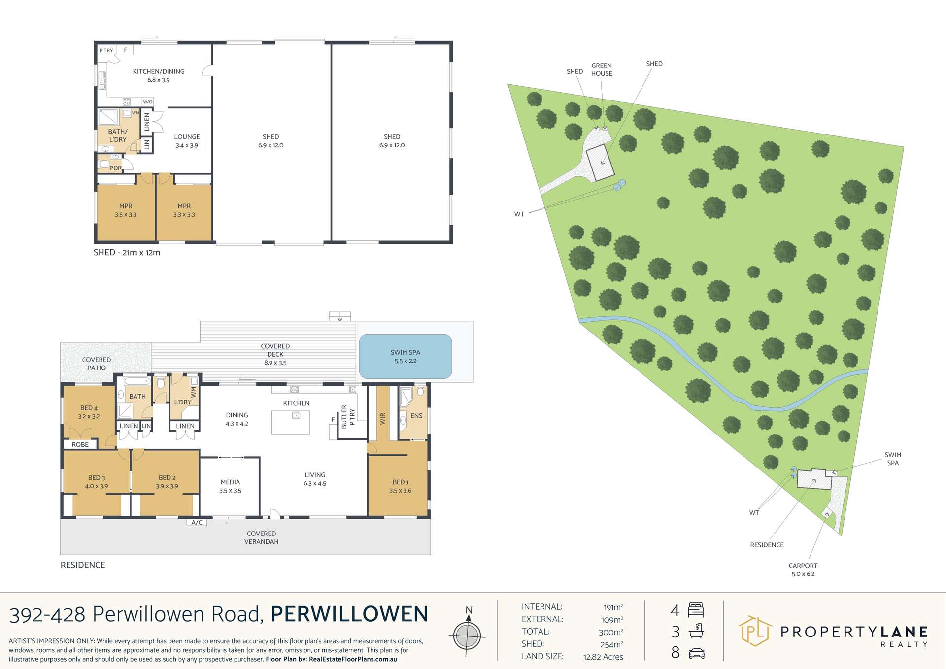 392-428 Perwillowen Road, Perwillowen For Sale by Farmbuy.com - floorplan 1