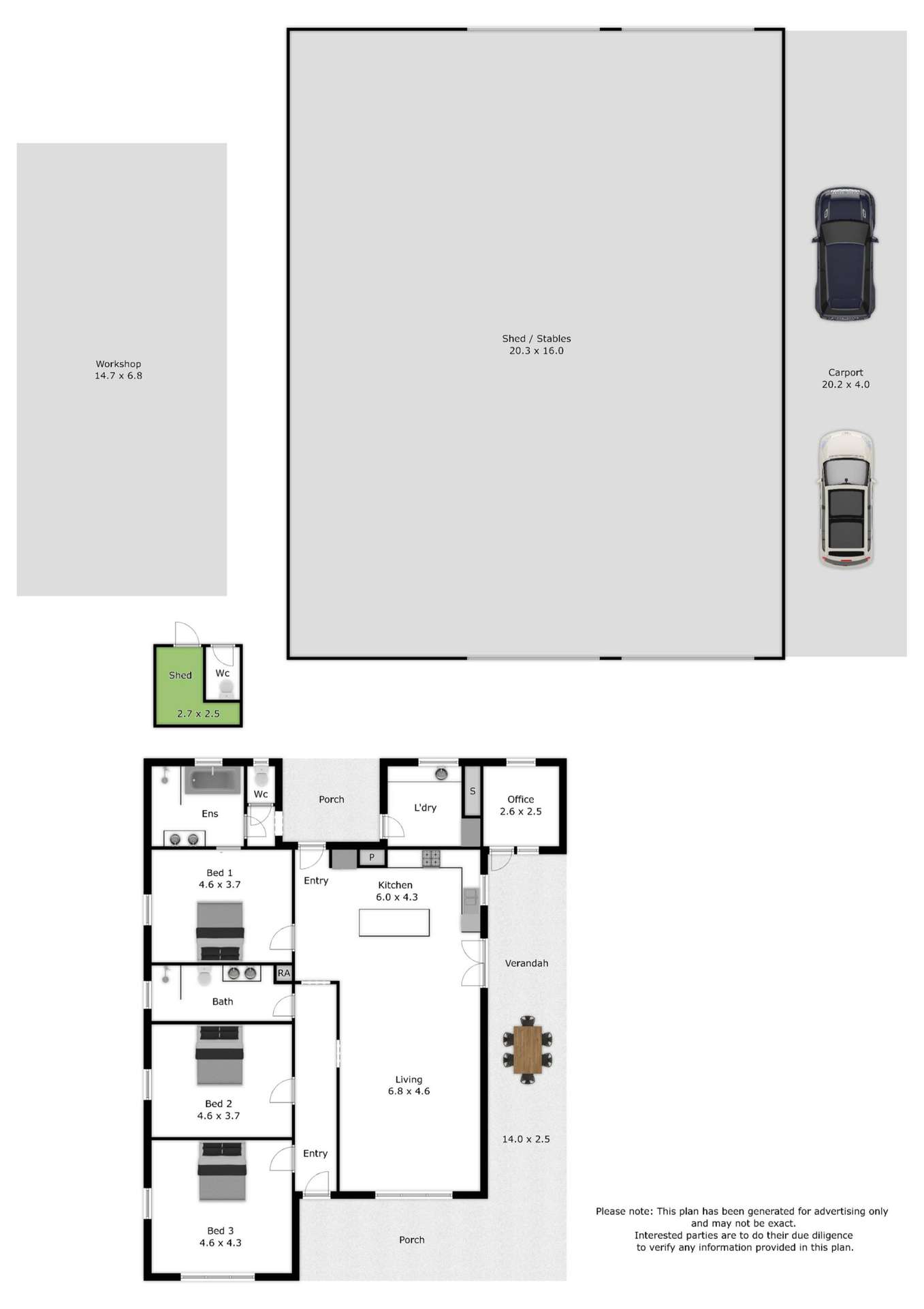 837 Jarvis Creek Road, Jarvis Creek For Sale by Farmbuy.com - floorplan 1