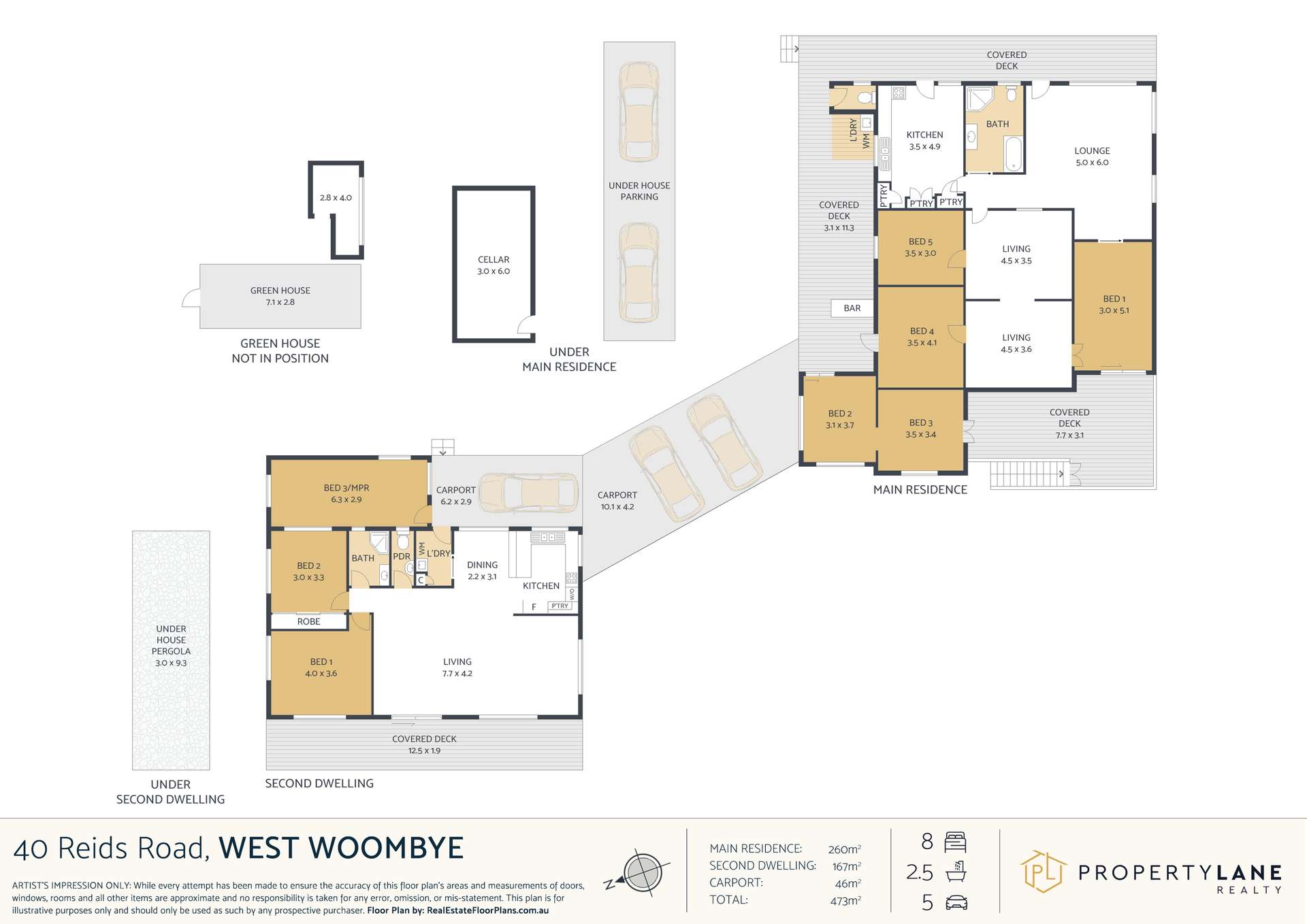 40 Reids Road, West Woombye For Sale by Farmbuy.com - floorplan 1