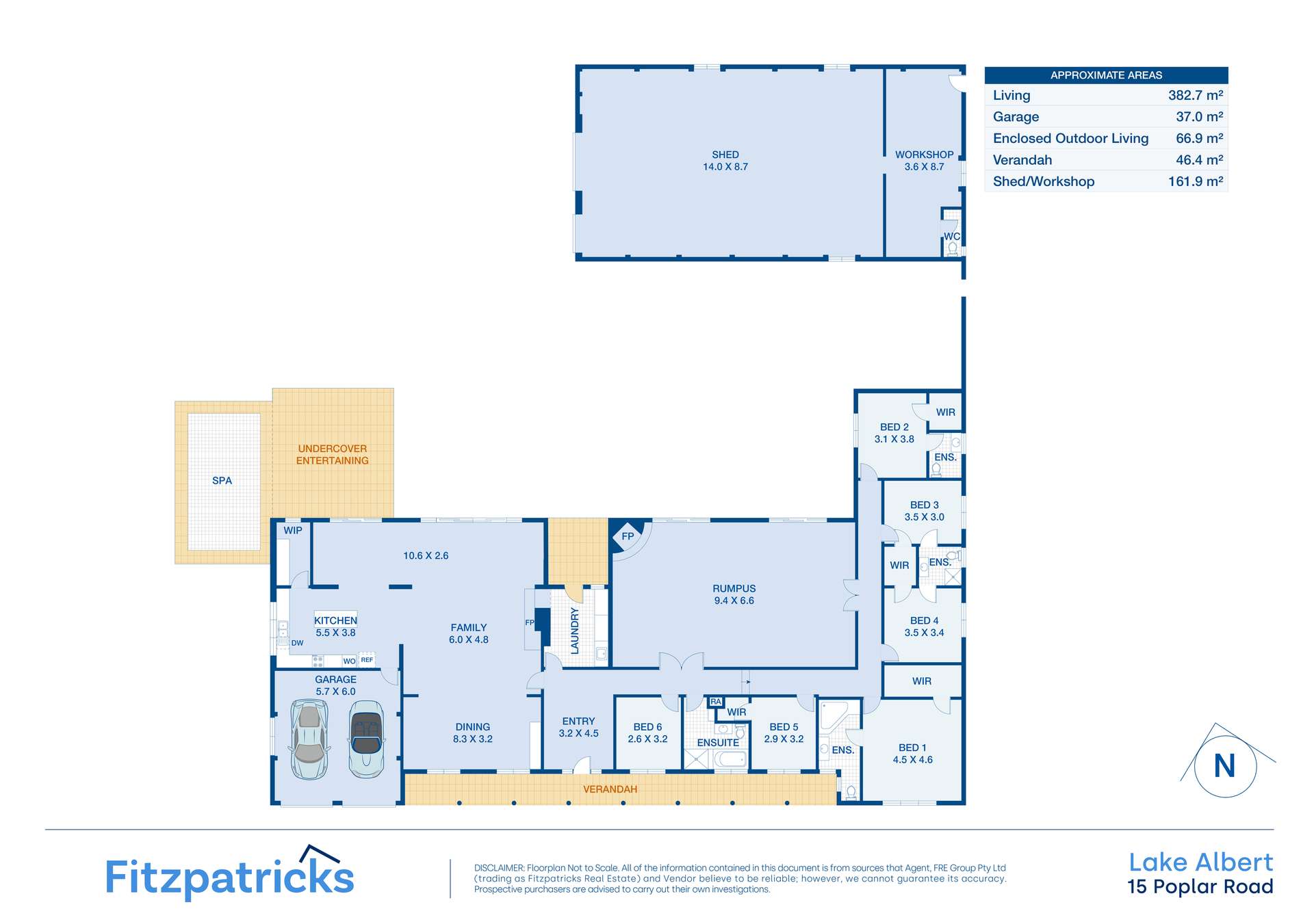 15 Poplar Road, Lake Albert For Sale by Farmbuy.com - floorplan 1