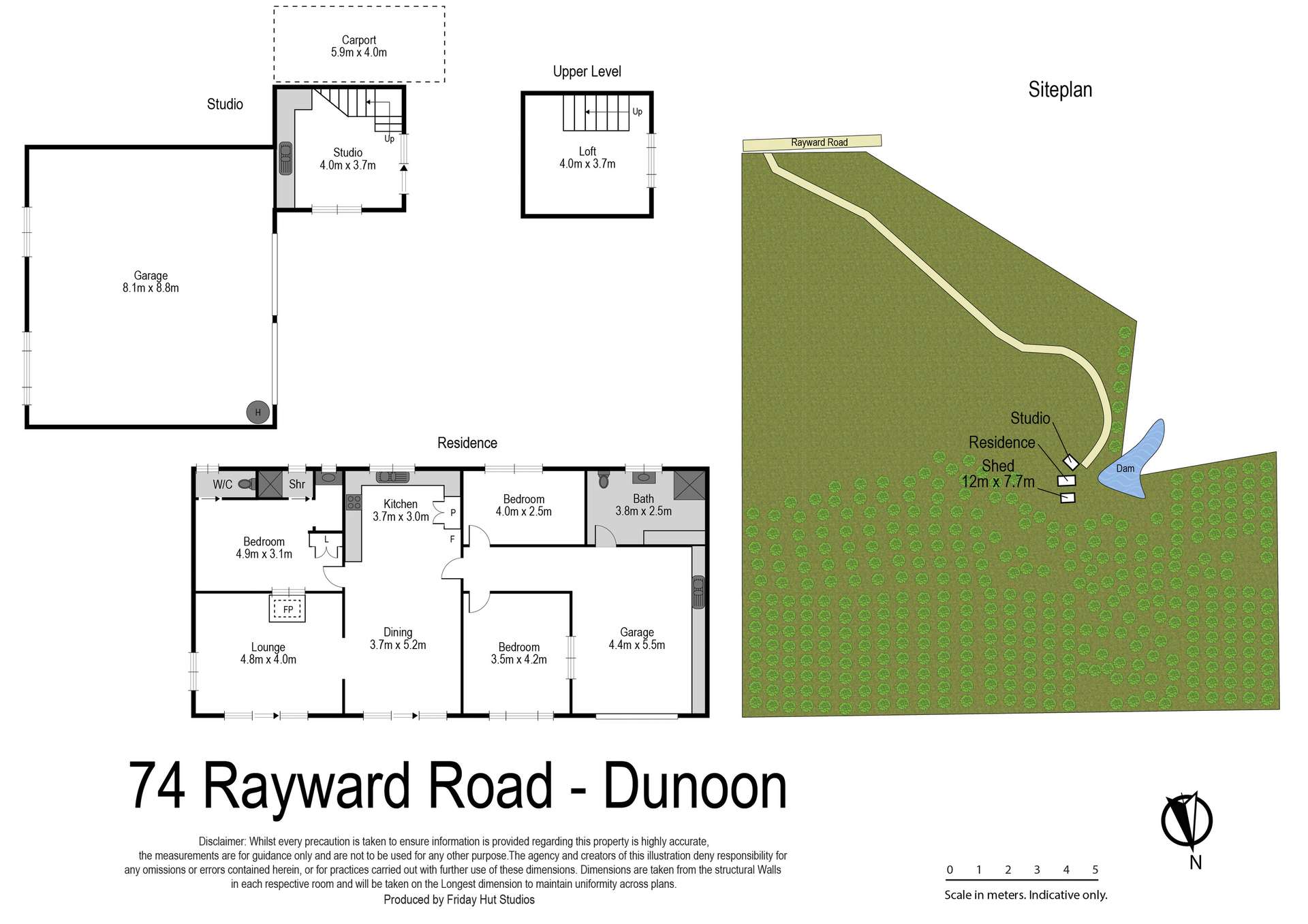 74 Rayward Road, Dunoon For Sale by Farmbuy.com - floorplan 1