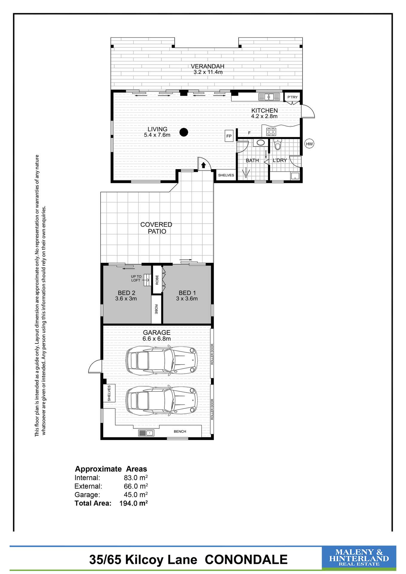 35/65 Kilcoy Lane, Conondale For Sale by Farmbuy.com - floorplan 1