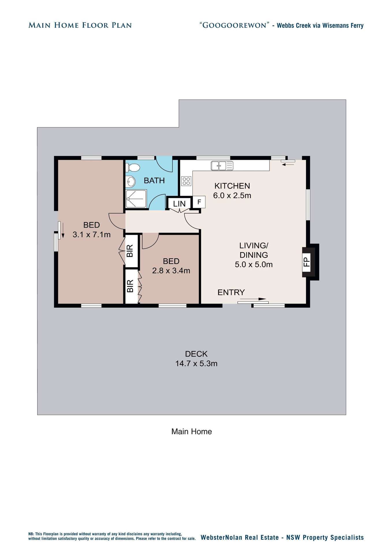 1451 Webbs Creek Road, Wisemans Ferry Auction by Farmbuy.com - floorplan 1