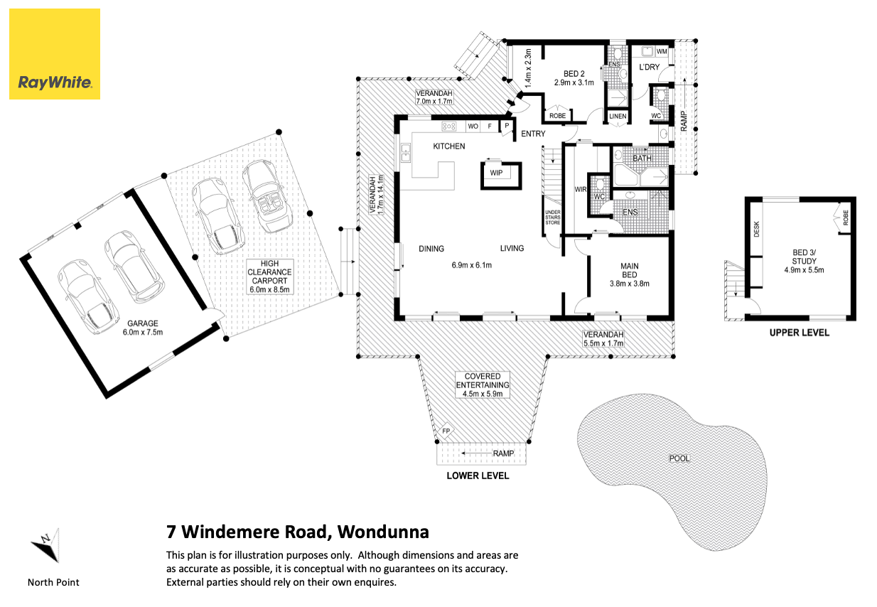 7 Windemere Road, Wondunna For Sale by Farmbuy.com - floorplan 1