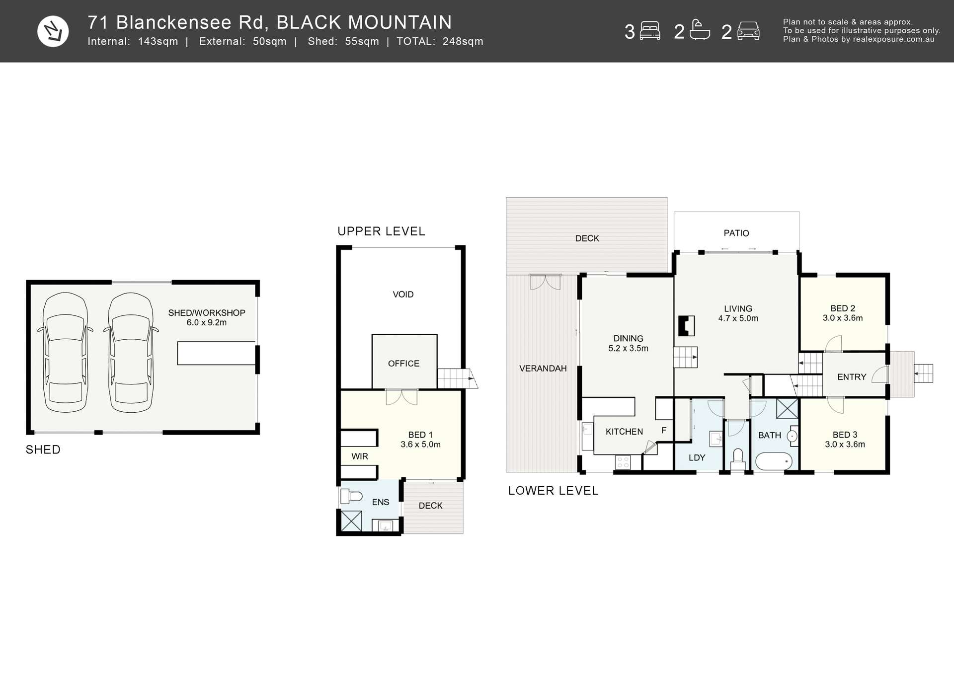 71 Blanckensee Road, Black Mountain For Sale by Farmbuy.com - floorplan 1