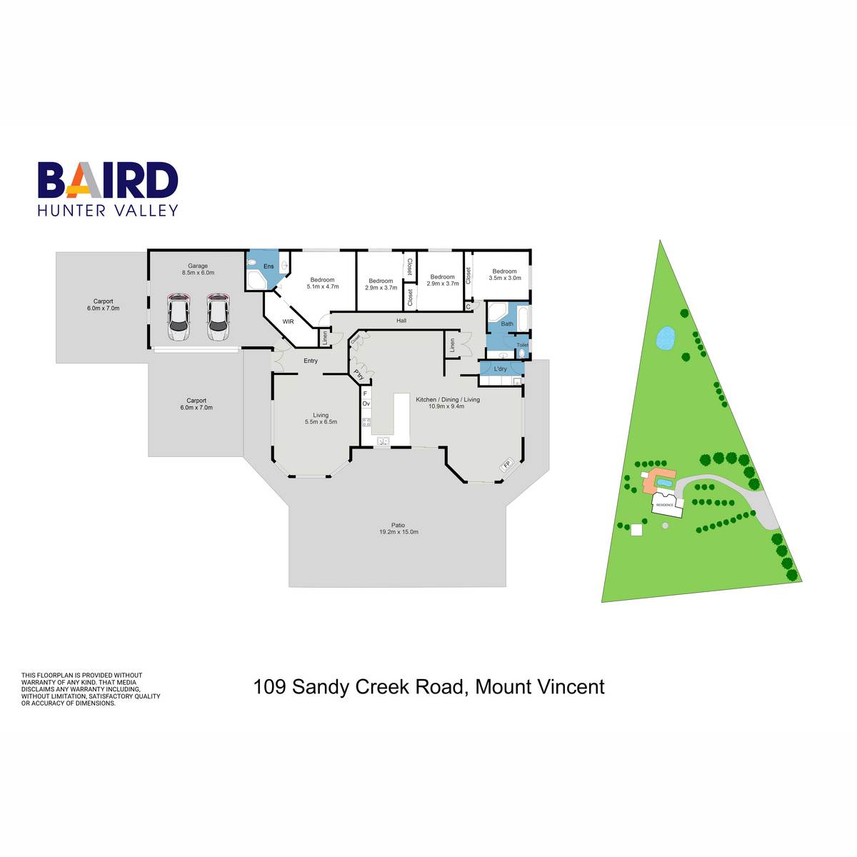 109 Sandy Creek Road, Mount Vincent For Sale by Farmbuy.com - floorplan 1