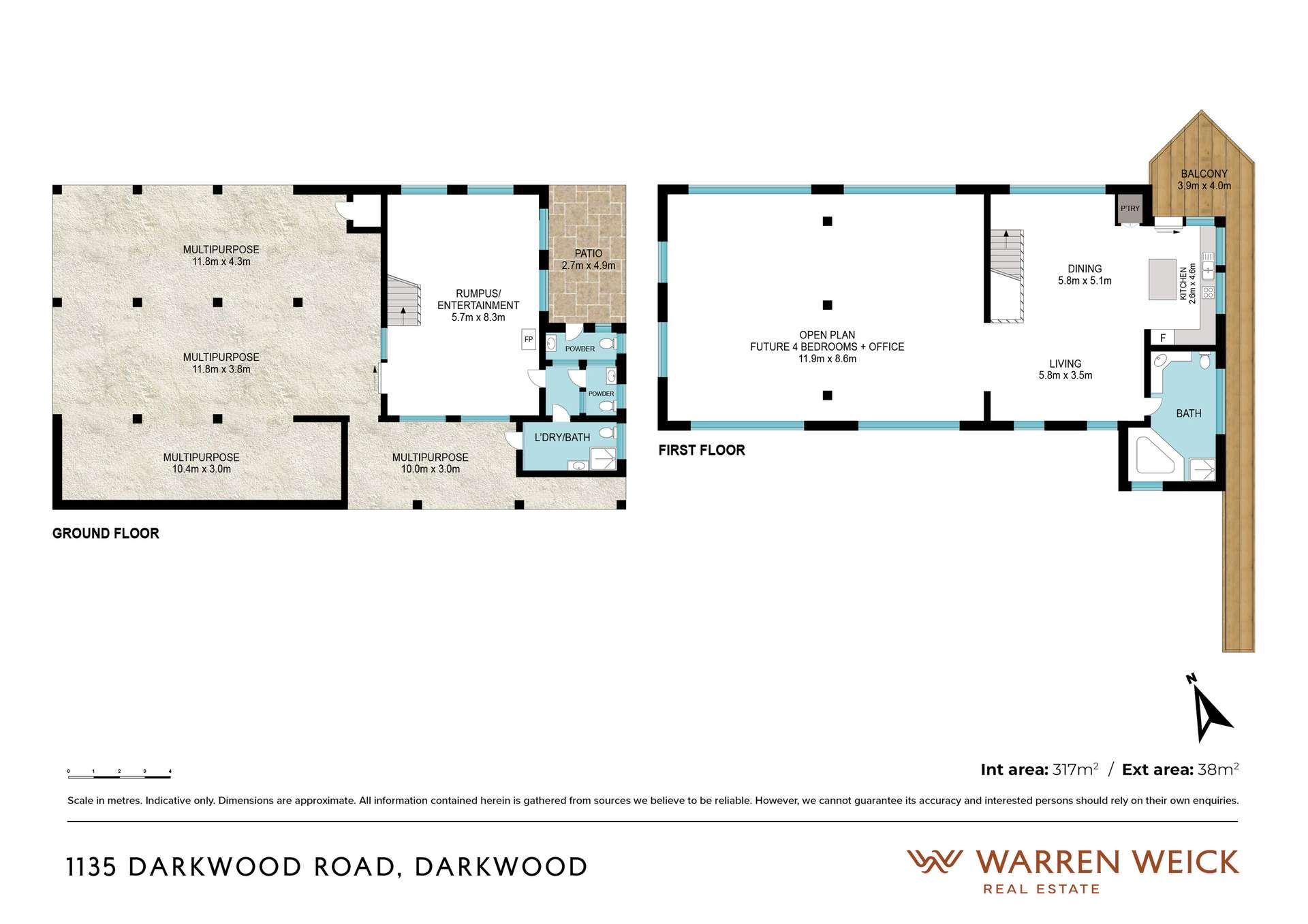 1135 Darkwood Road, Bellingen For Sale by Farmbuy.com - floorplan 1