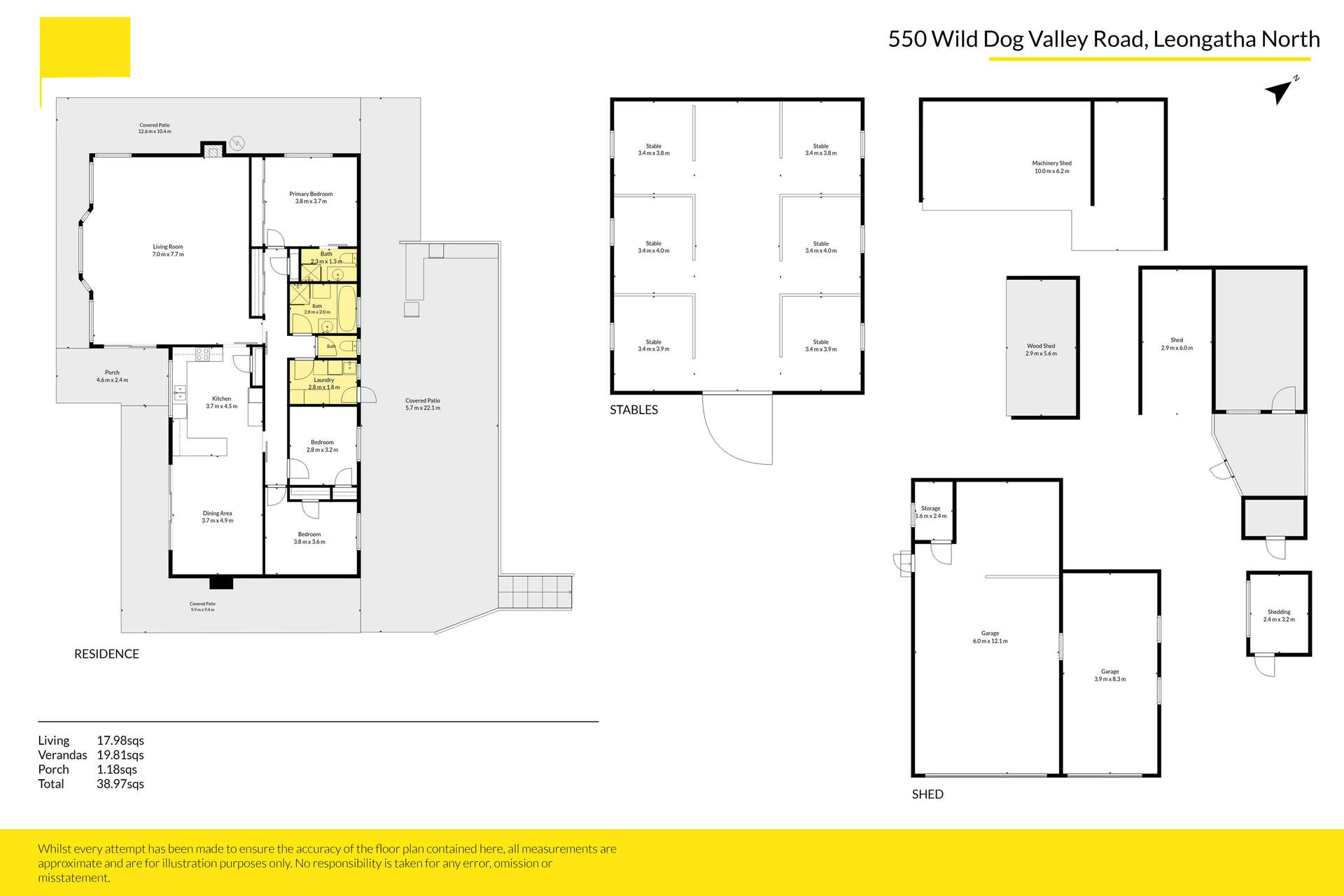 550 Wild Dog Valley Road, Leongatha North For Sale by Farmbuy.com - floorplan 1