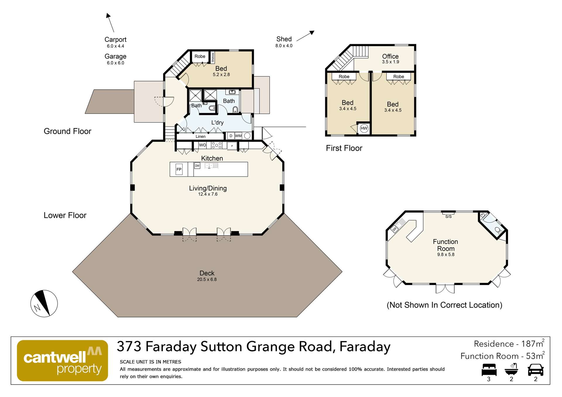 373 Faraday-Sutton Grange Road, Sutton Grange For Sale by Farmbuy.com - floorplan 1