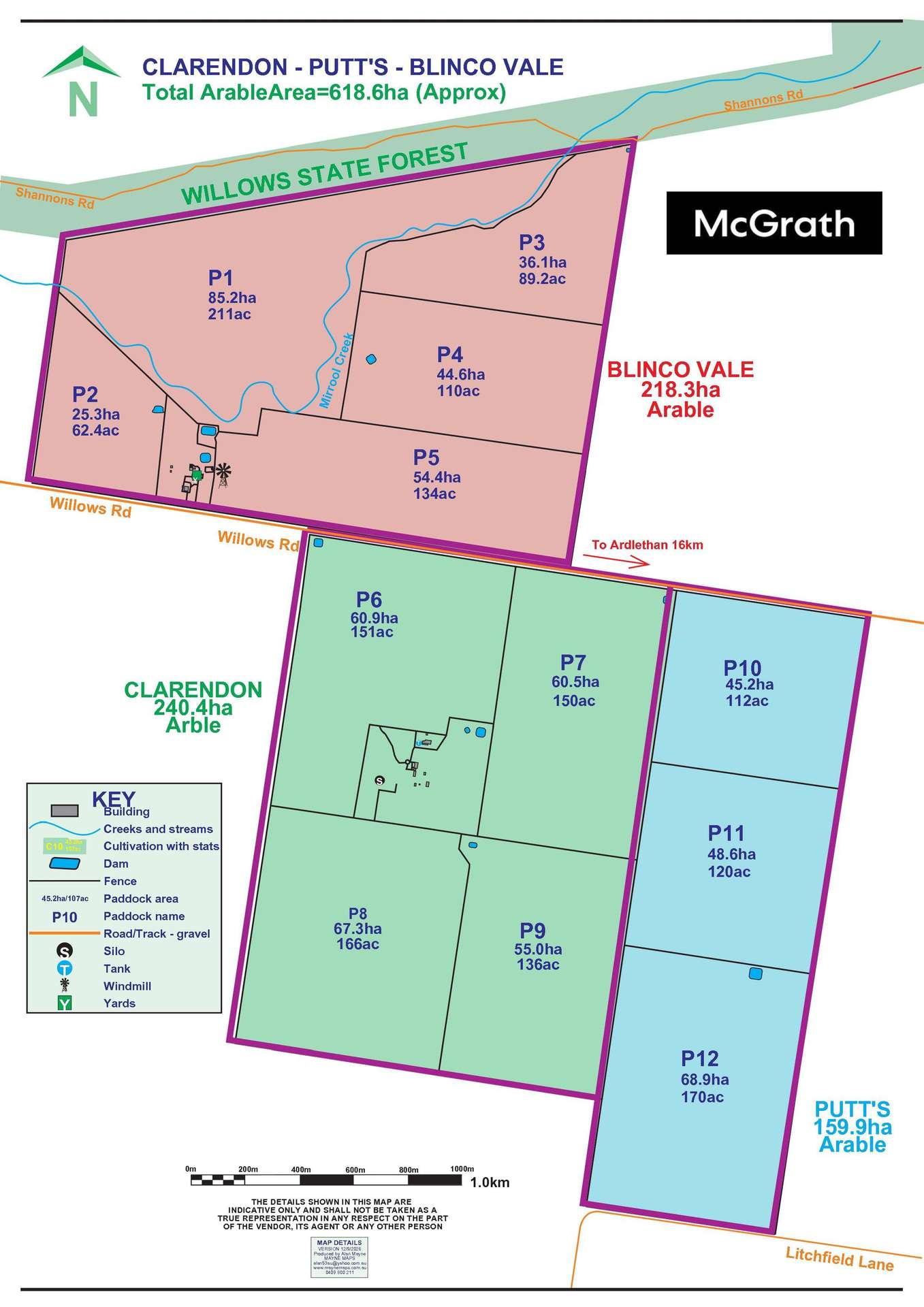 584 Willows Road, Ardlethan For Sale by Farmbuy.com - floorplan 2