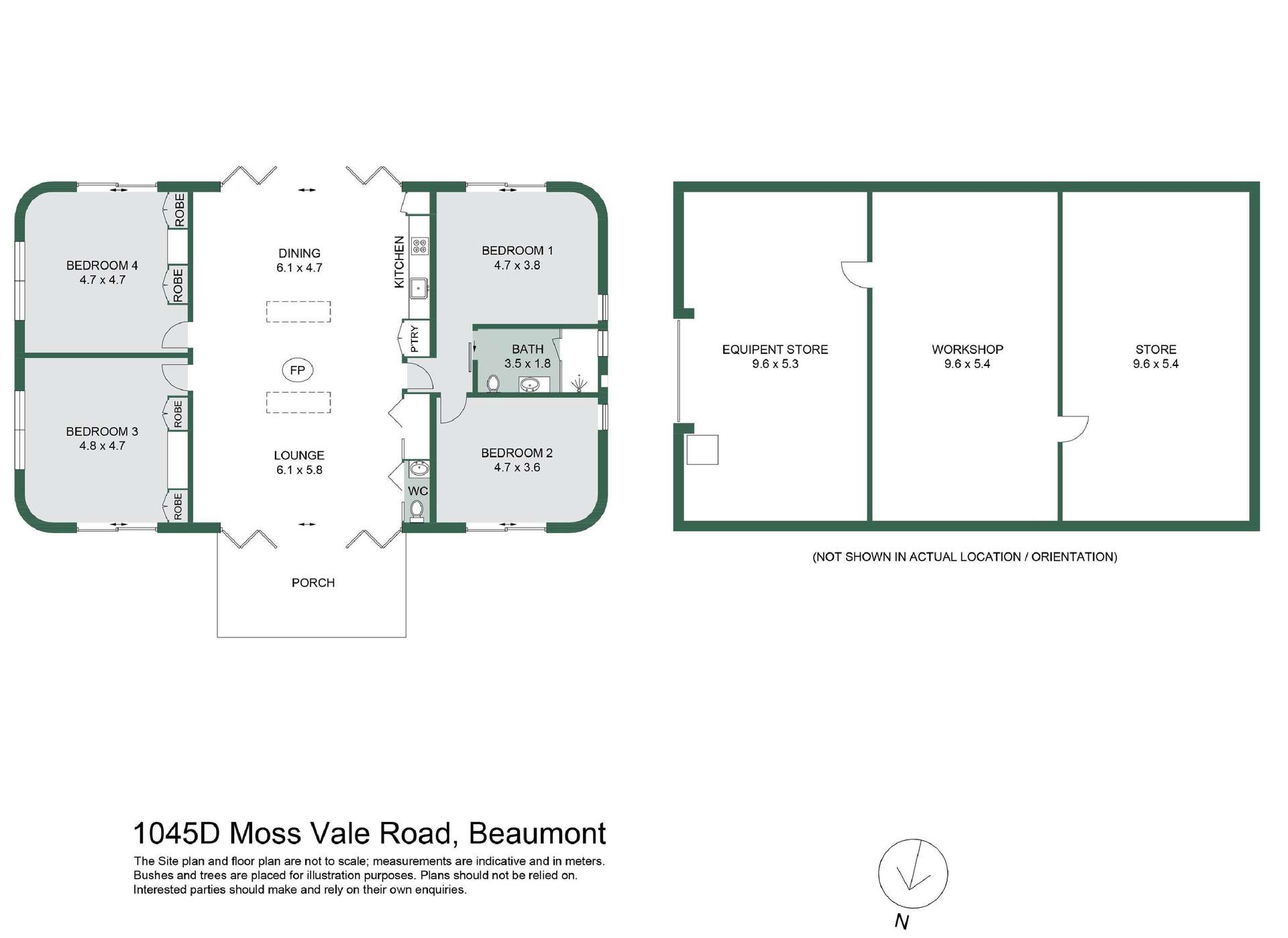 1045d Moss Vale Road, Beaumont For Sale by Farmbuy.com - floorplan 1