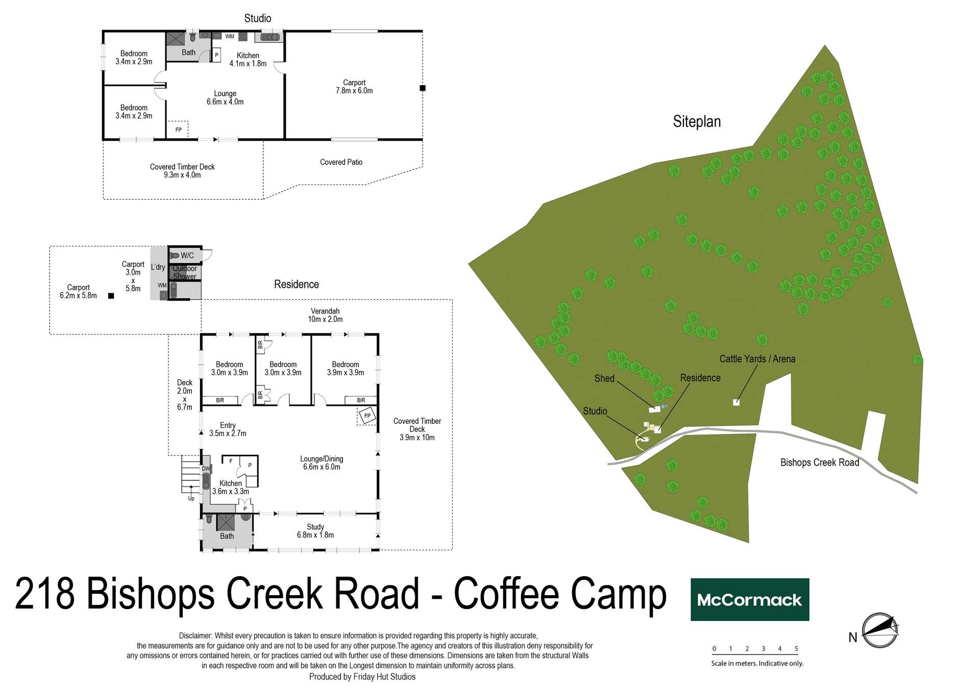 218 Bishops Creek Road, Coffee Camp For Sale by Farmbuy.com - floorplan 1