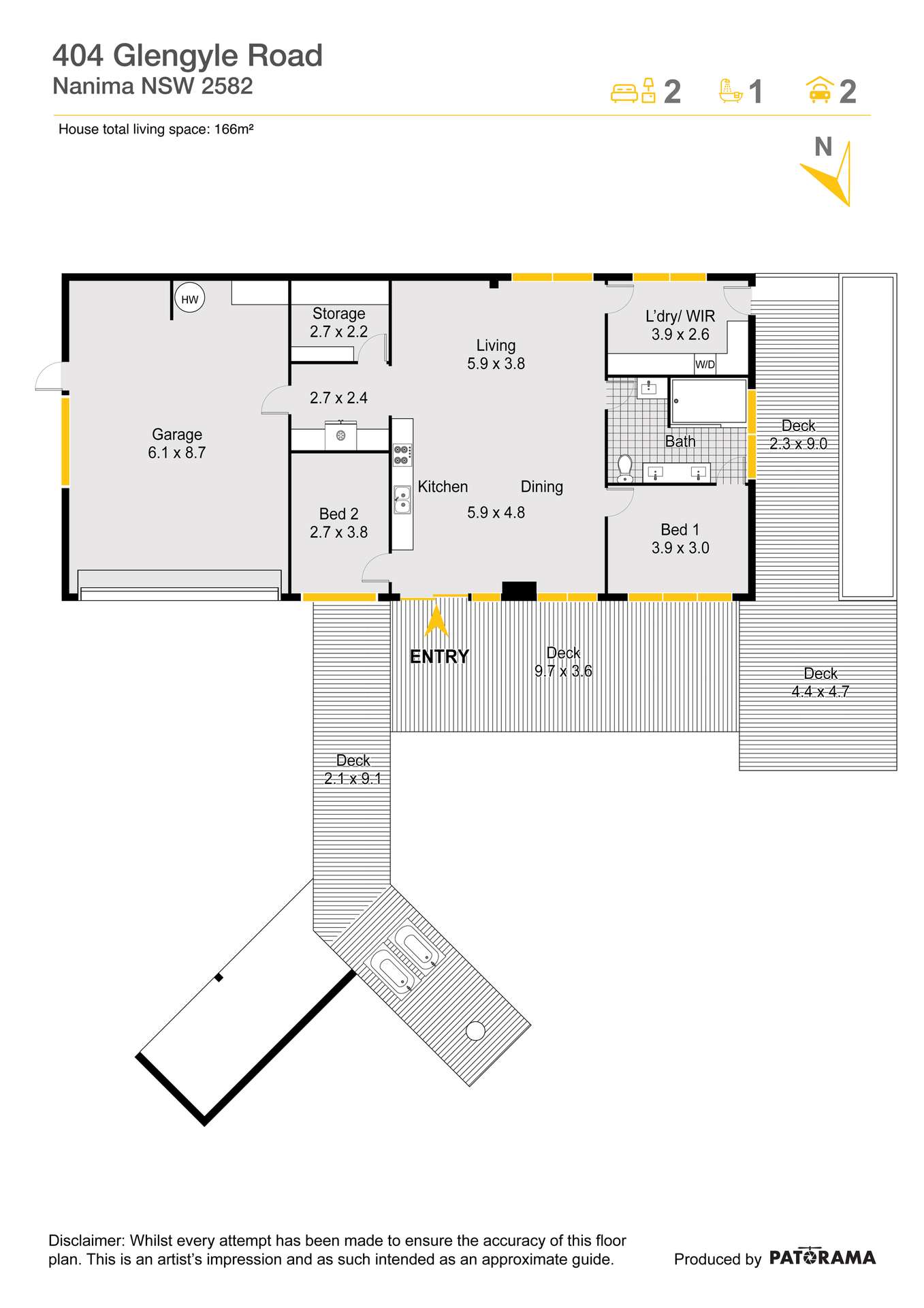 "Outlier Ranch", 404 Glengyle Road, Nanima Auction by Farmbuy.com - floorplan 1
