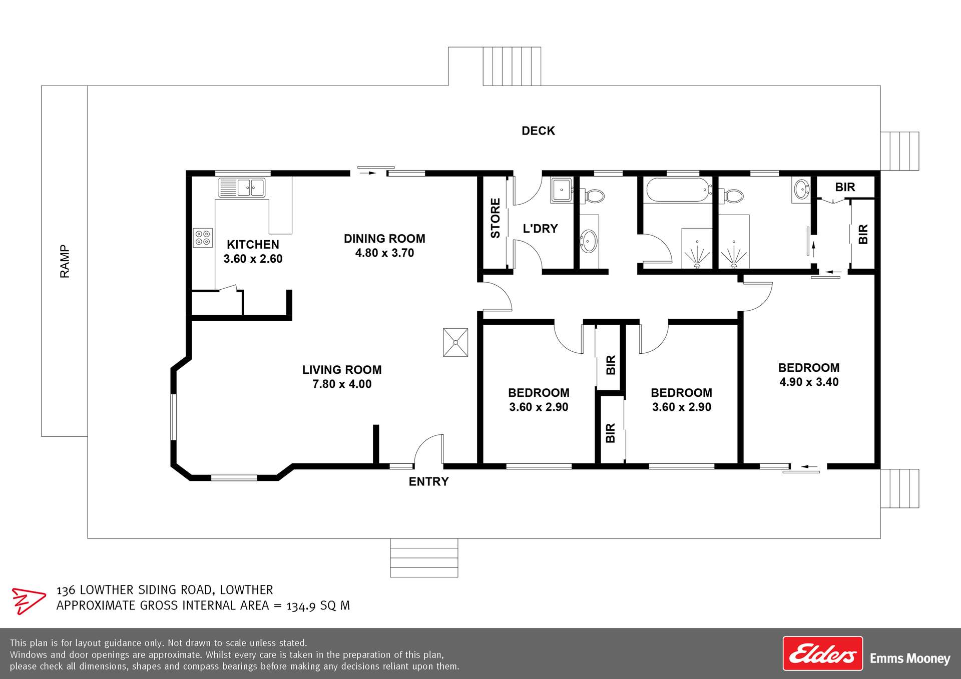136 Lowther Siding Road, Lowther Auction by Farmbuy.com - floorplan 1