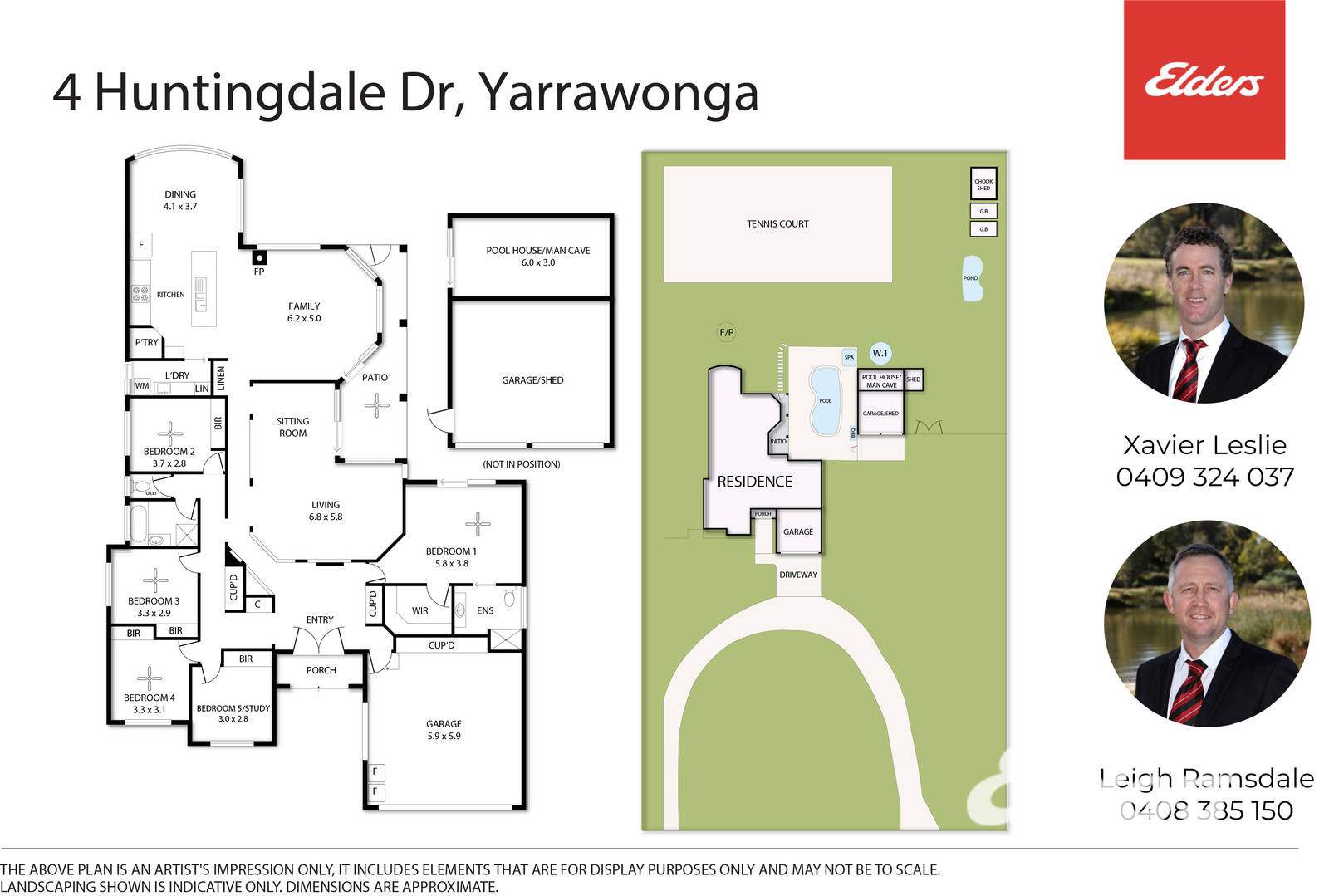 4 Huntingdale Drive, Yarrawonga For Sale by Farmbuy.com - floorplan 1