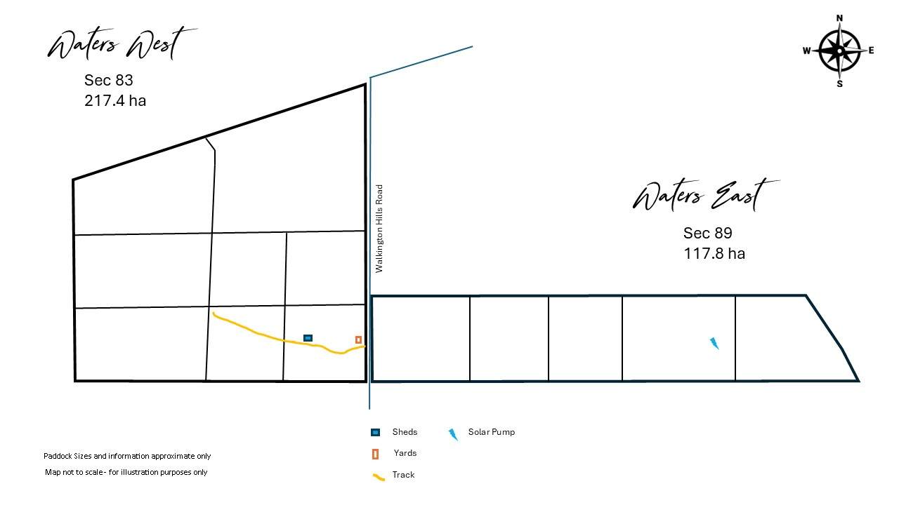 Lot 83 & 89 Walkington HIlls Road, Cadgee For Sale by Farmbuy.com - floorplan 1