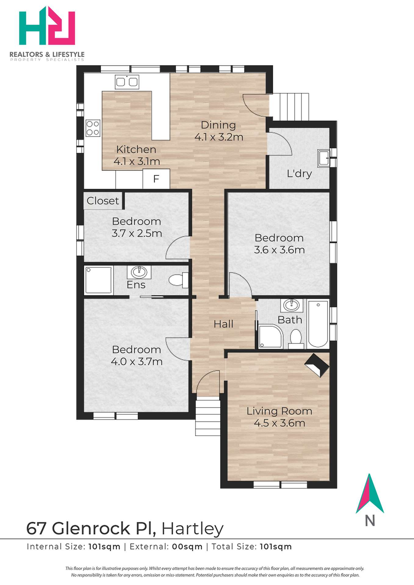 67 Glenrock Place, Hartley For Sale by Farmbuy.com - floorplan 1