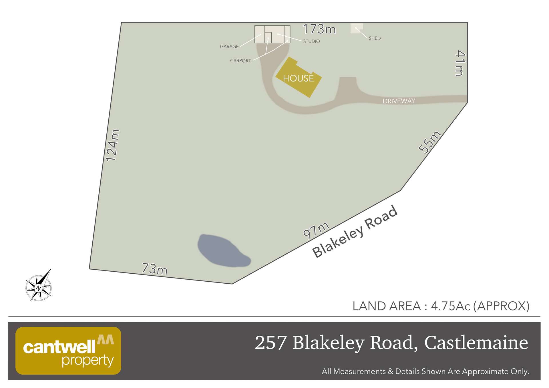 257 Blakeley Road, Castlemaine For Sale by Farmbuy.com - floorplan 2