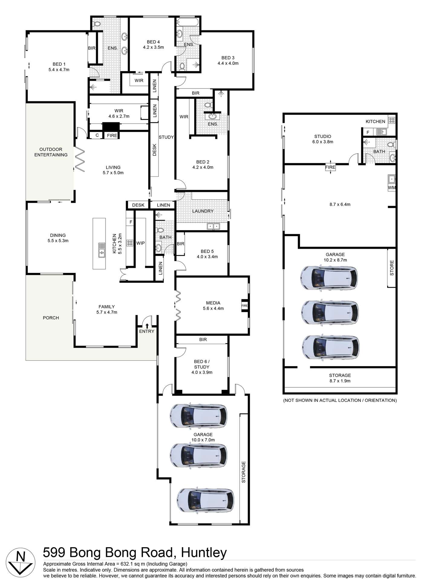 599 Bong Bong Road, Huntley For Sale by Farmbuy.com - floorplan 1