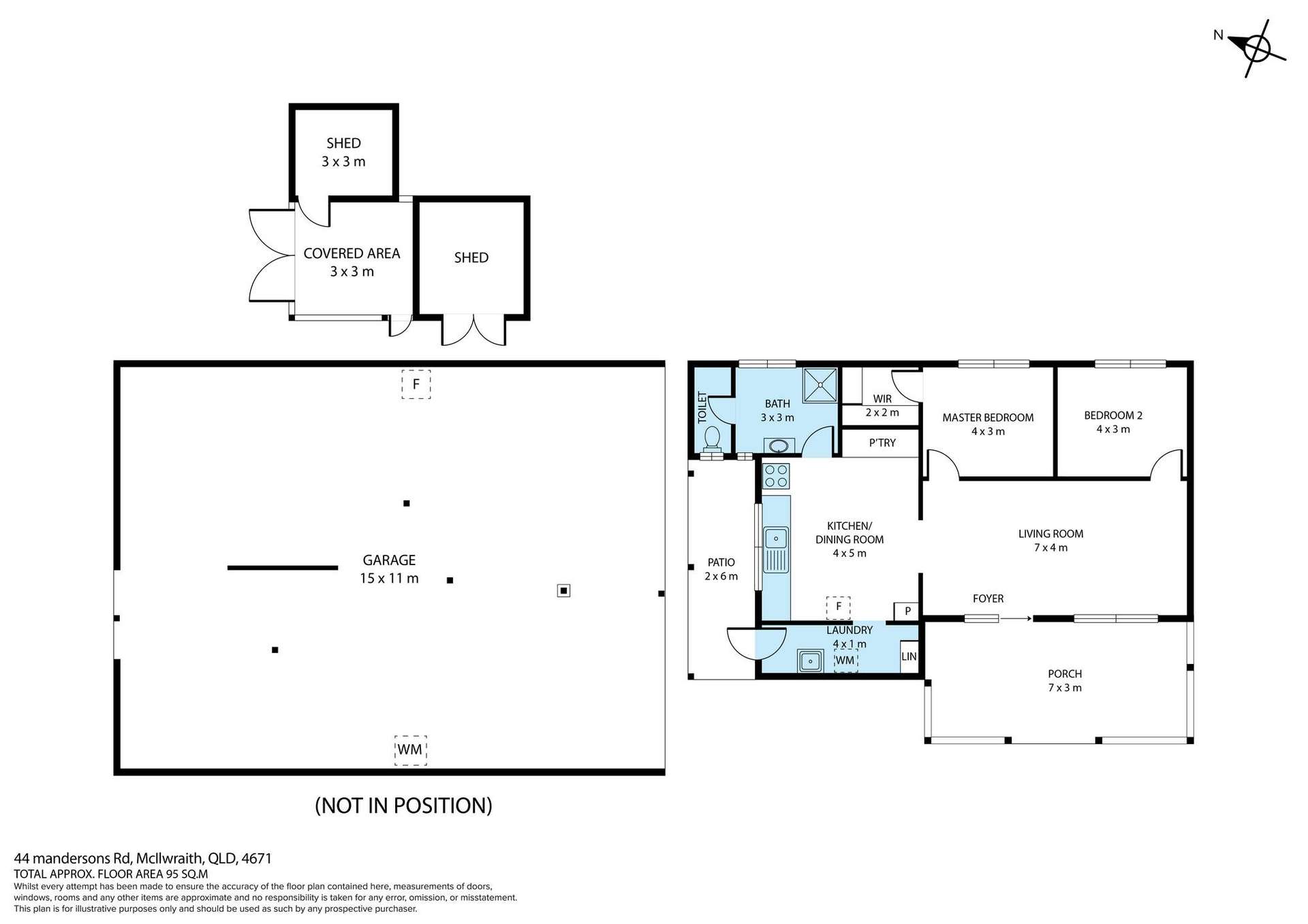 88 Mandersons Road, McIlwraith For Sale by Farmbuy.com - floorplan 1