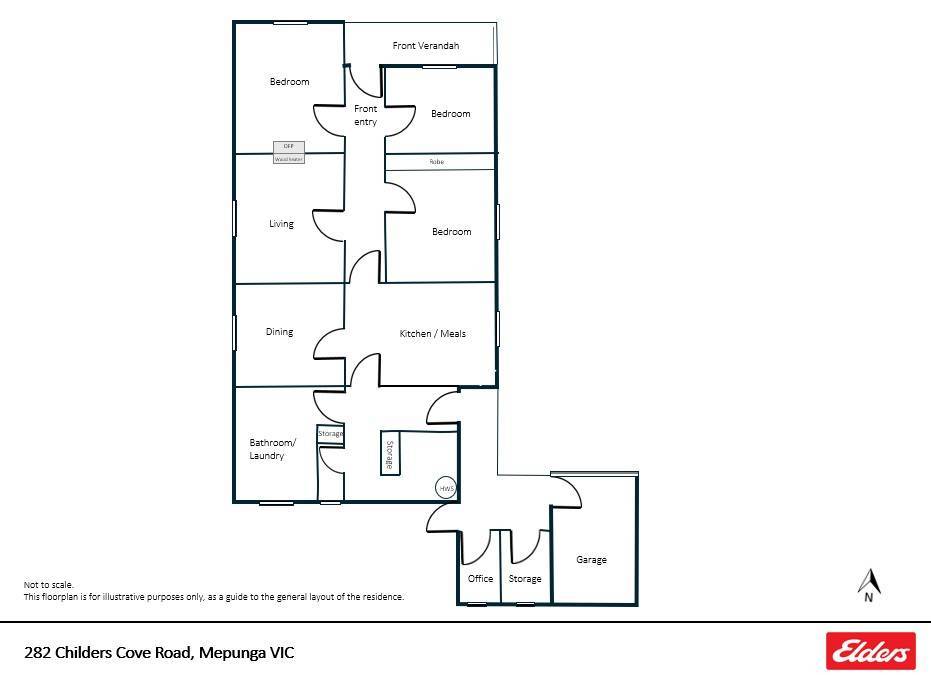 282 Childers Cove Road, Mepunga Auction by Farmbuy.com - floorplan 1