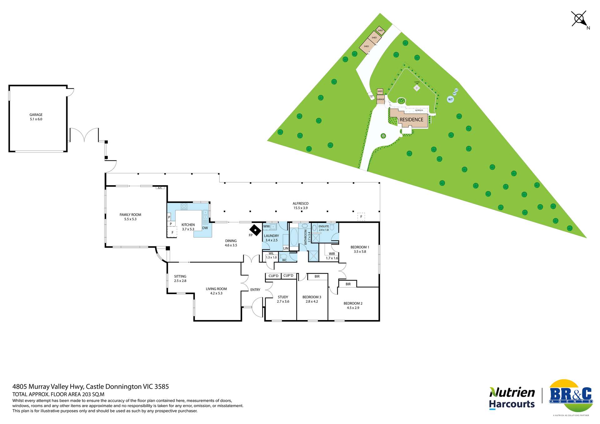 4805 Murray Valley Highway, Castle Donnington For Sale by Farmbuy.com - floorplan 1