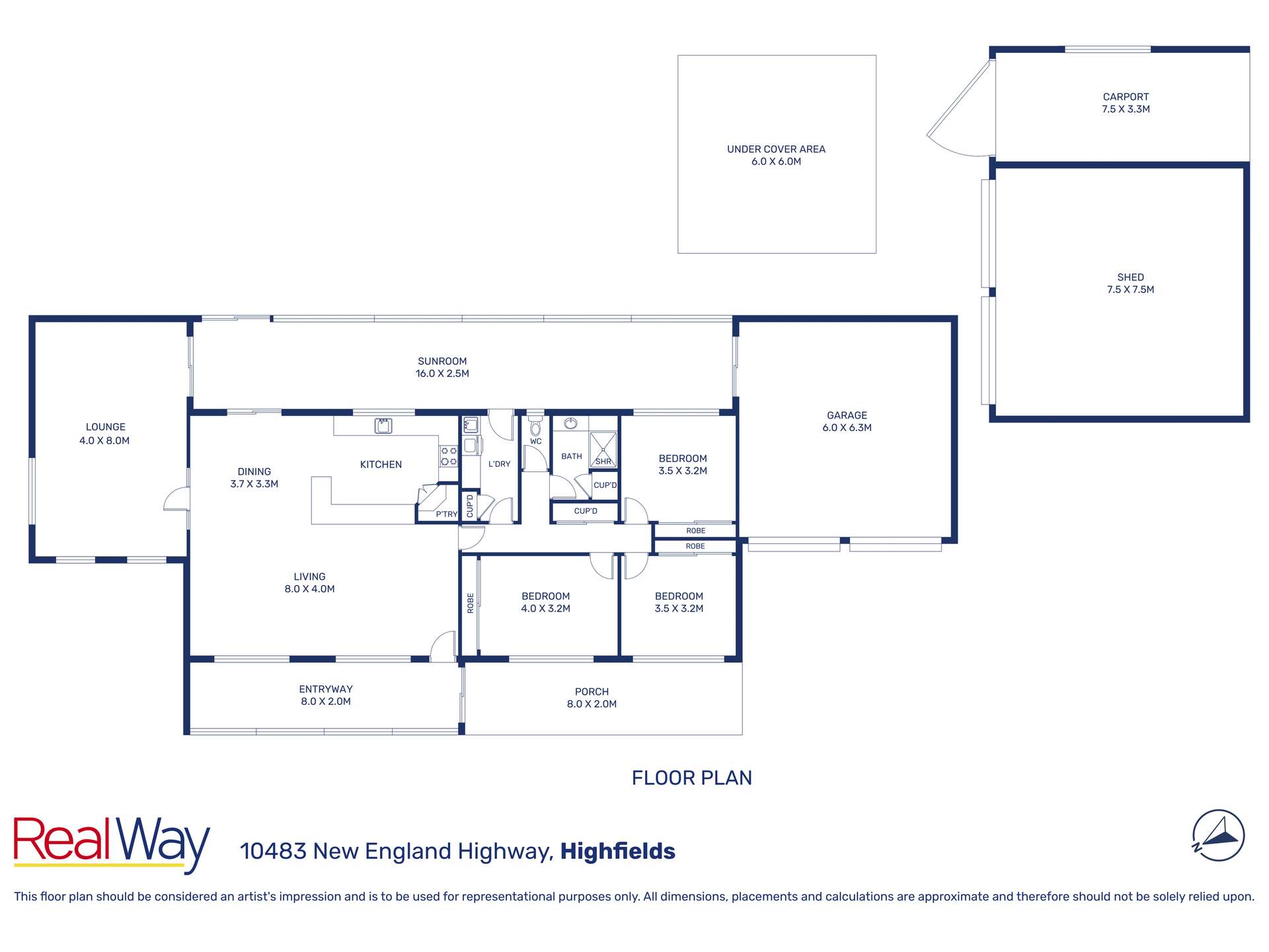 10483 New England Highway, Highfields For Sale by Farmbuy.com - floorplan 1