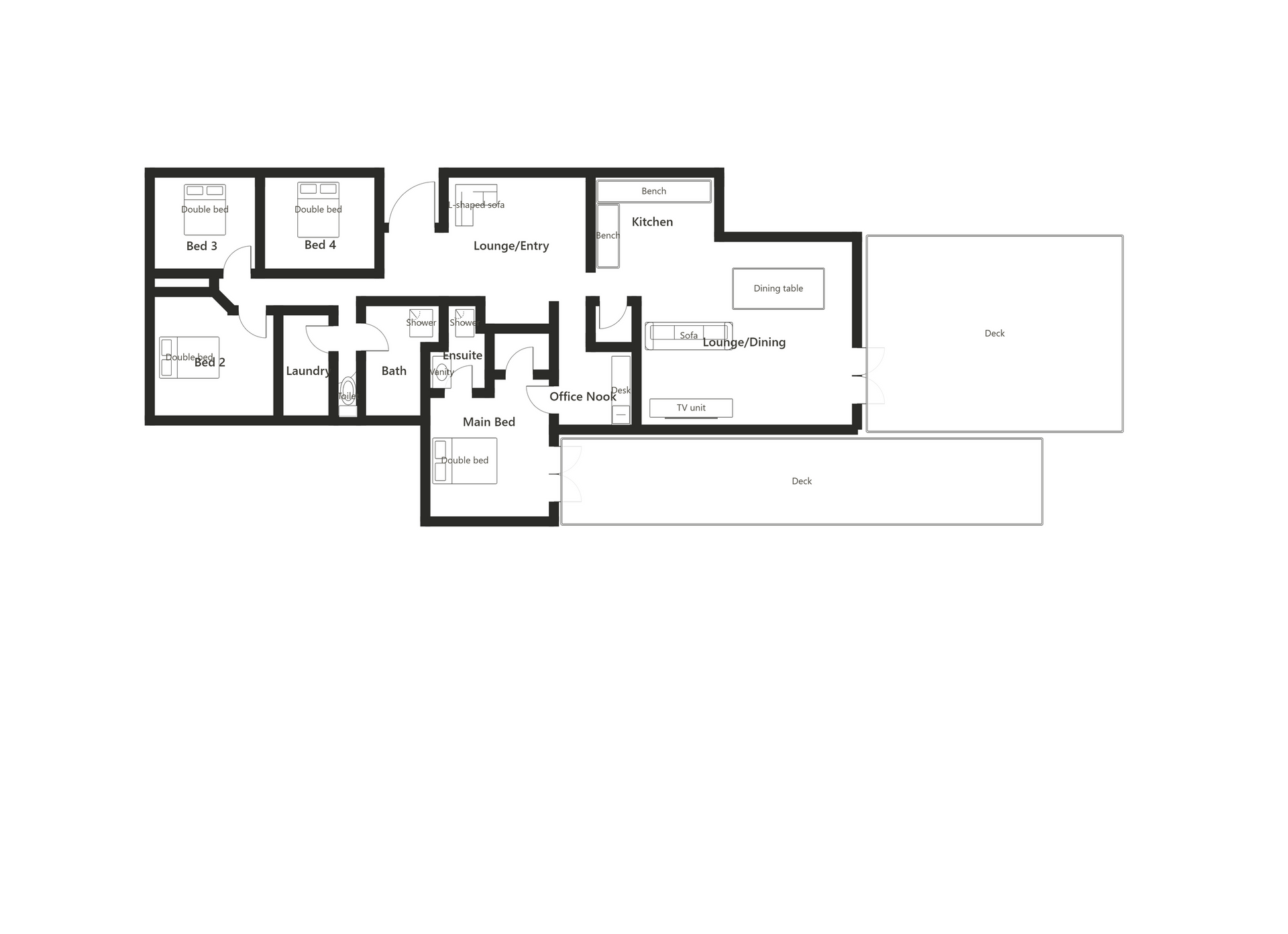 945 Carrolls Road, Myrtleford For Sale by Farmbuy.com - floorplan 1