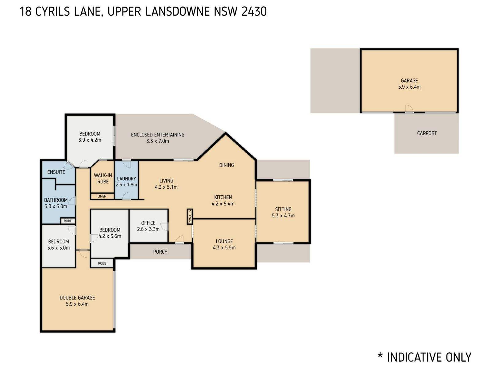 18 Cyrils Lane, Upper Lansdowne Sold by Farmbuy.com - floorplan 1