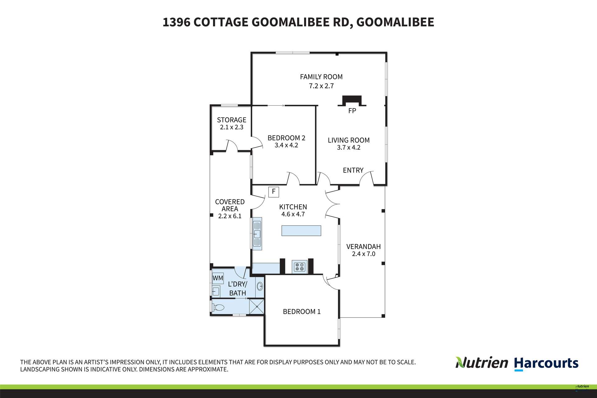 1396 Goomalibee Road, Goomalibee For Sale by Farmbuy.com - floorplan 2