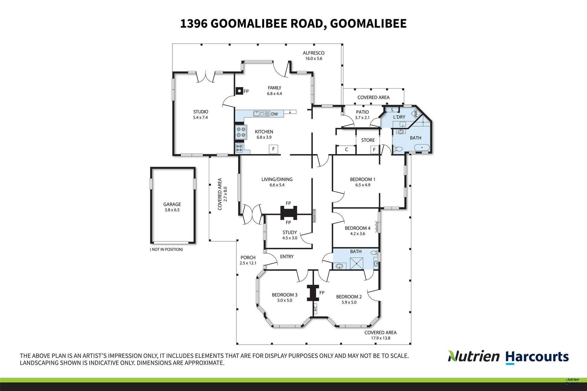 1396 Goomalibee Road, Goomalibee For Sale by Farmbuy.com - floorplan 1