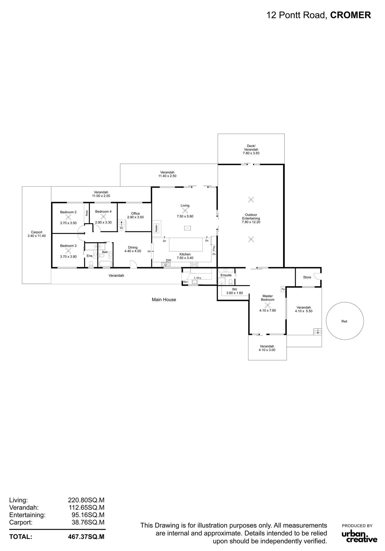 12 Pontt Road, Cromer For Sale by Farmbuy.com - floorplan 1