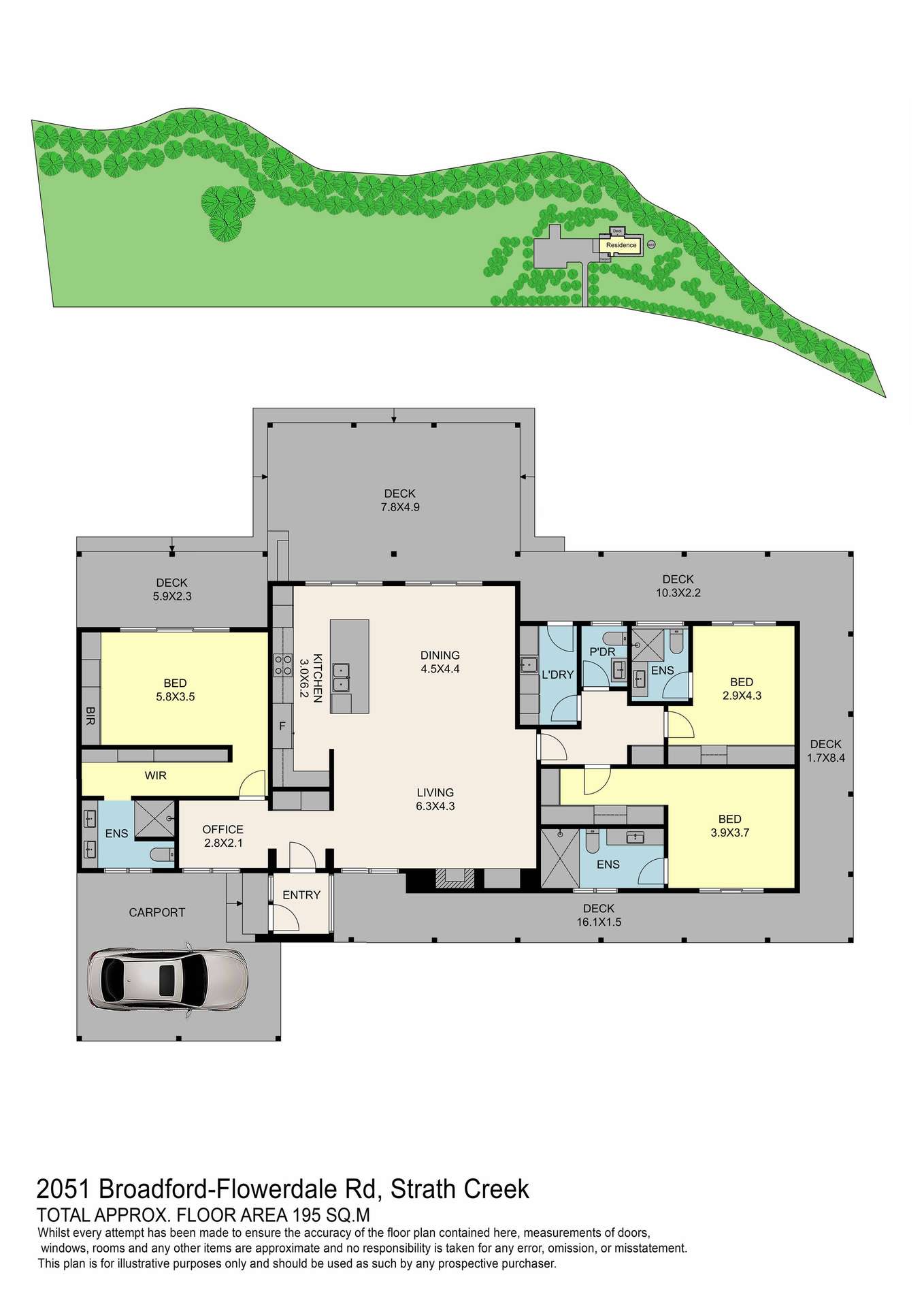 2051 Broadford- Flowerdale Road, Strath Creek For Sale by Farmbuy.com - floorplan 2