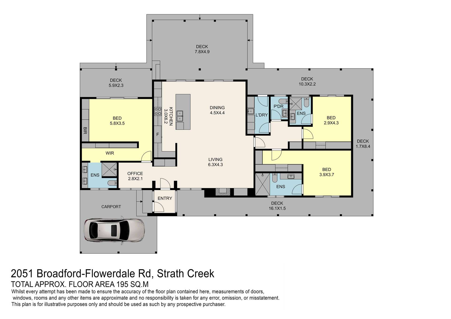 2051 Broadford- Flowerdale Road, Strath Creek For Sale by Farmbuy.com - floorplan 1