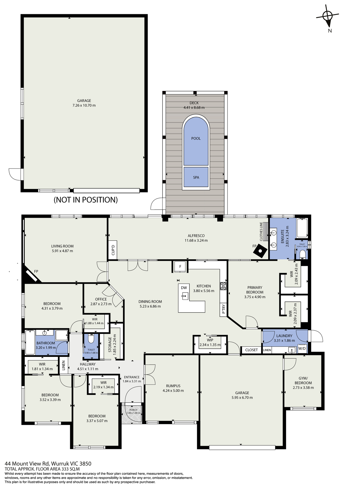44 Mount View Road, Wurruk For Sale by Farmbuy.com - floorplan 1