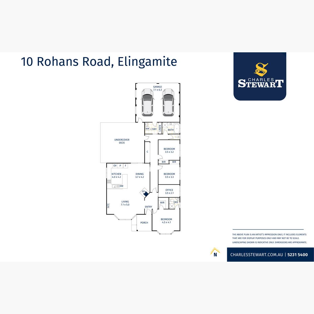 10 Rohans Road, Elingamite For Sale by Farmbuy.com - floorplan 1