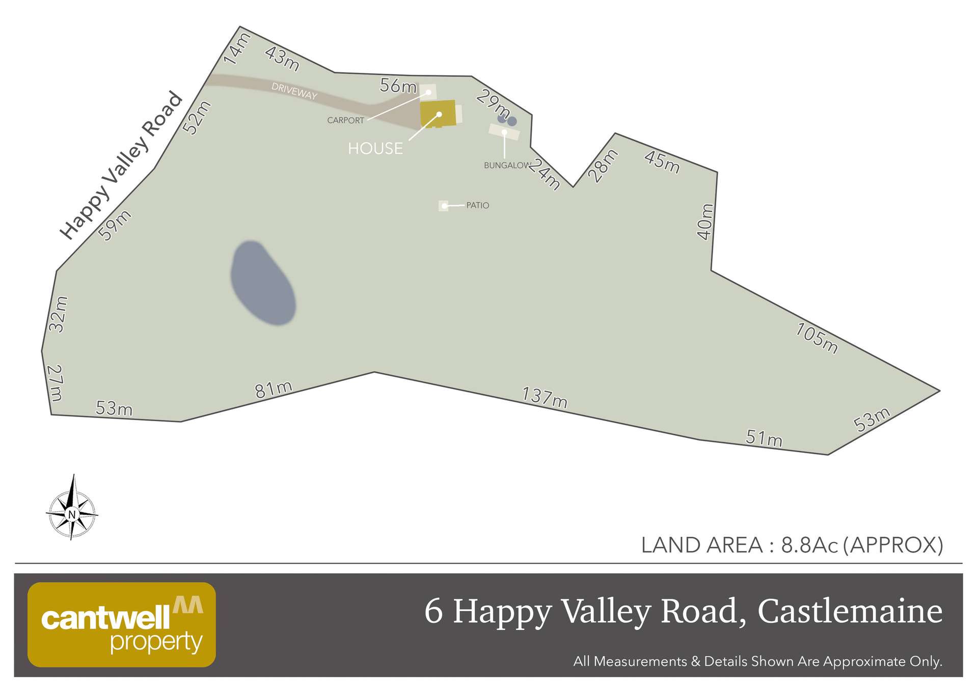 6 Happy Valley Road, Castlemaine For Sale by Farmbuy.com - floorplan 2