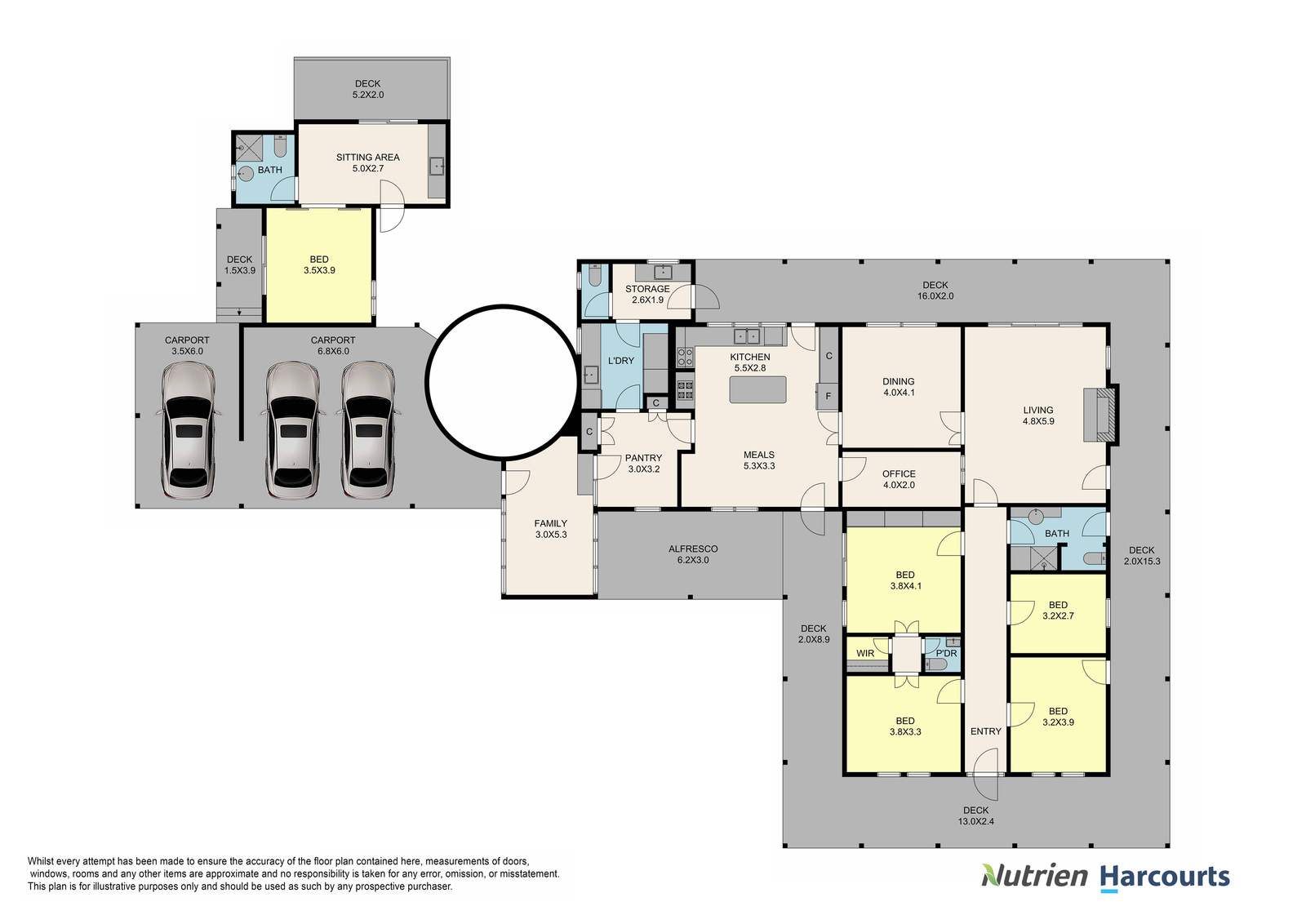 141 U T Creek Road, Alexandra For Sale by Farmbuy.com - floorplan 1