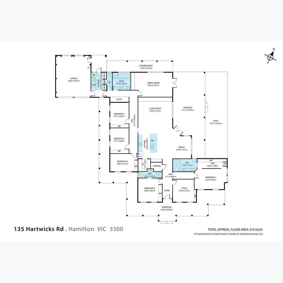 'Nella Park' 135 Hartwicks Road, Hamilton For Sale by Farmbuy.com - floorplan 1