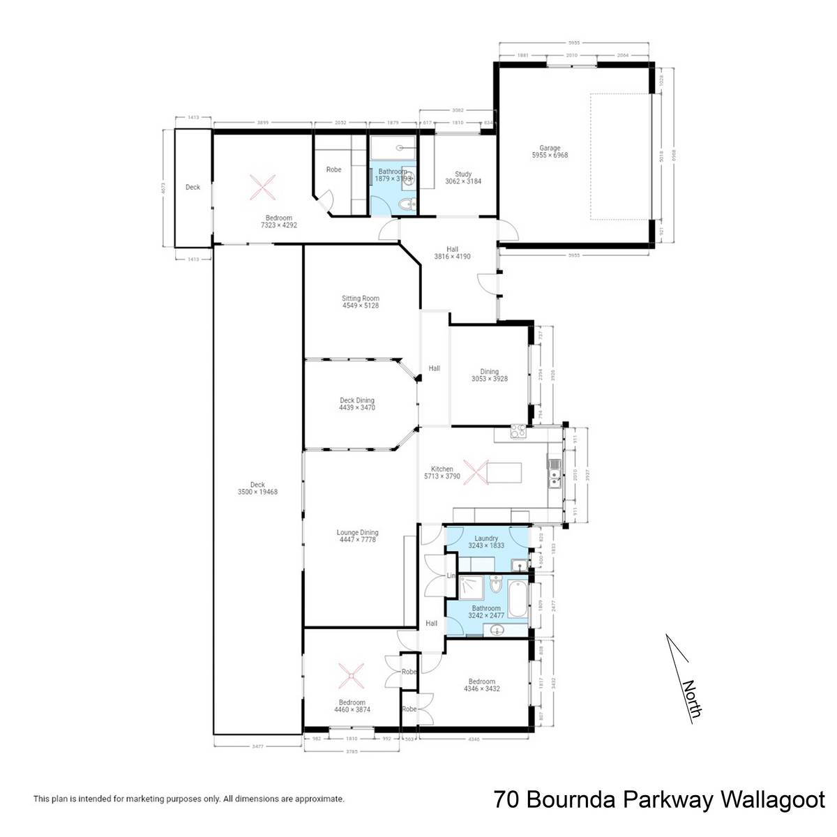 70 Bournda Parkway, Wallagoot For Sale by Farmbuy.com - floorplan 2