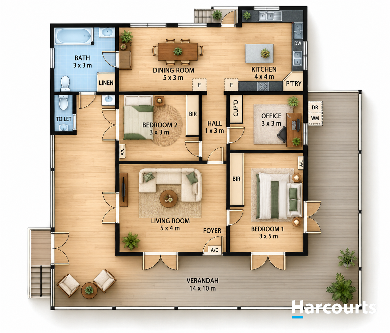 14 Otoole Road, Isis Central For Sale by Farmbuy.com - floorplan 1