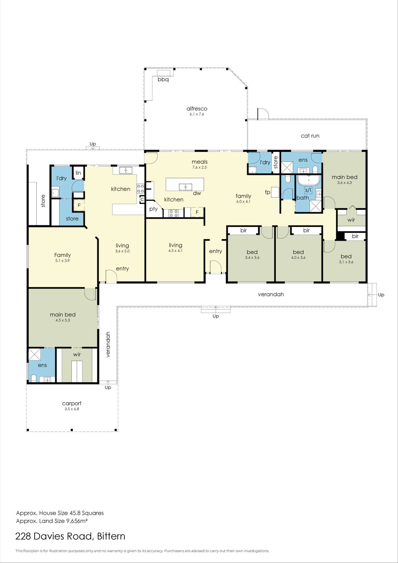228 Davies Road, Bittern For Sale by Farmbuy.com - floorplan 1